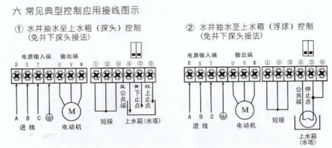 无塔供水器智能控制器接线图